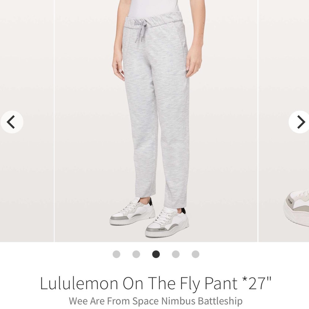 Lululemon on the fly 7/8 pants luxetreme